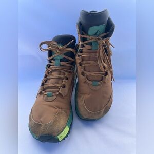 #6 Altra Lone Peak Hiker 2 Boots Mens Size 8.5 Brown Suede Combat Trail Shoes